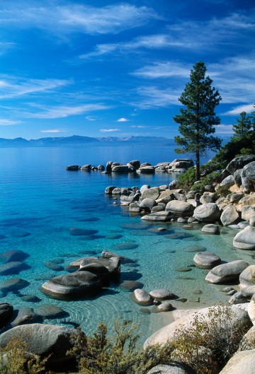 Fall Day, East Shore, Lake Tahoe.